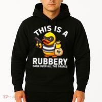 Funny Rubber Duck Yellow Duckie Hoodie thumb 2