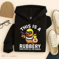 Funny Rubber Duck Yellow Duckie Hoodie thumb 4
