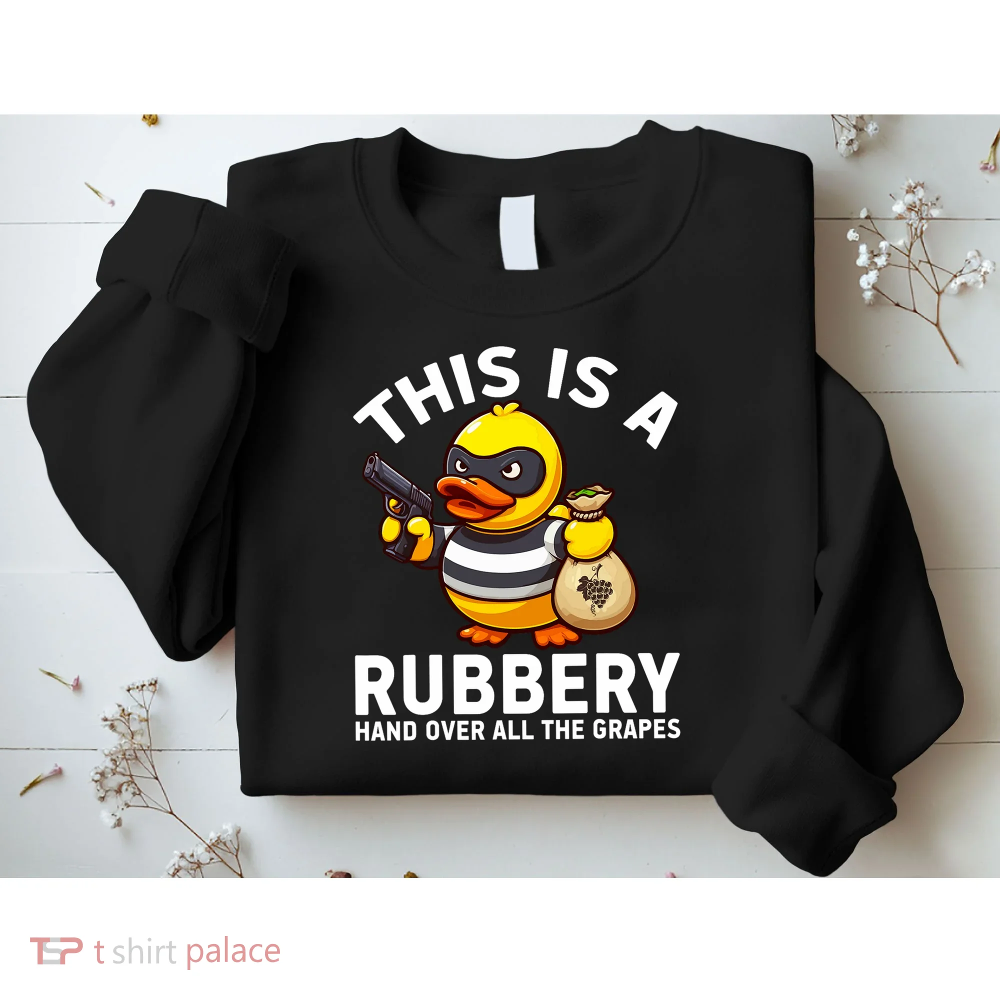 Funny Rubber Duck Yellow Duckie Sweatshirt