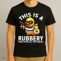Funny Rubber Duck Yellow Duckie T-Shirt thumb 3