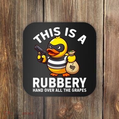 Funny Rubber Duck Yellow Duckie Coaster