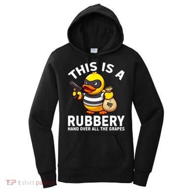 Funny Rubber Duck Yellow Duckie Women's Hoodie