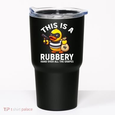 Funny Rubber Duck Yellow Duckie Tumbler