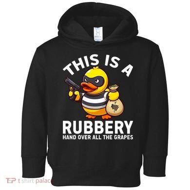 Funny Rubber Duck Yellow Duckie Toddler Hoodie