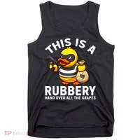 Funny Rubber Duck Yellow Duckie Tank Top thumb 0