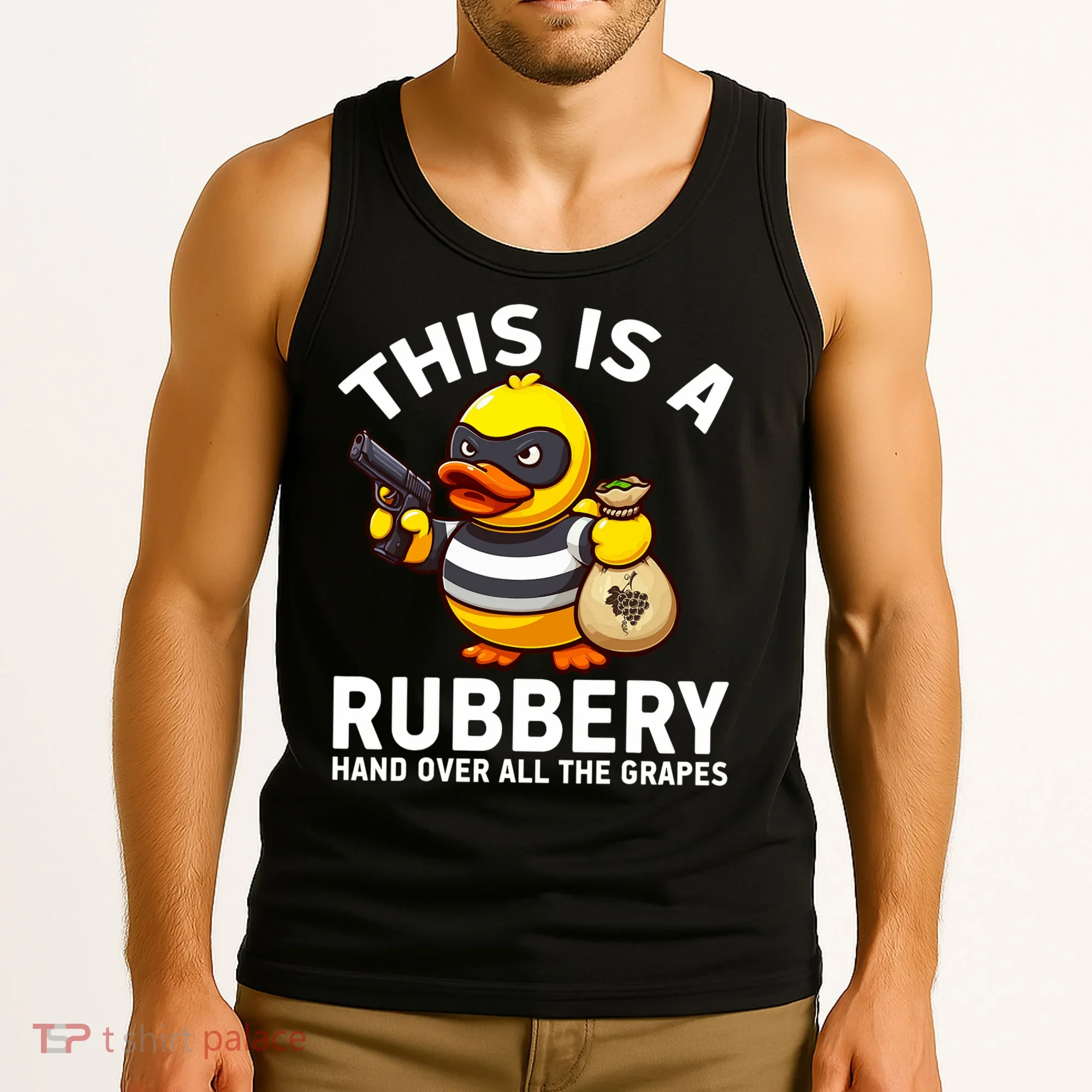 Funny Rubber Duck Yellow Duckie Tank Top