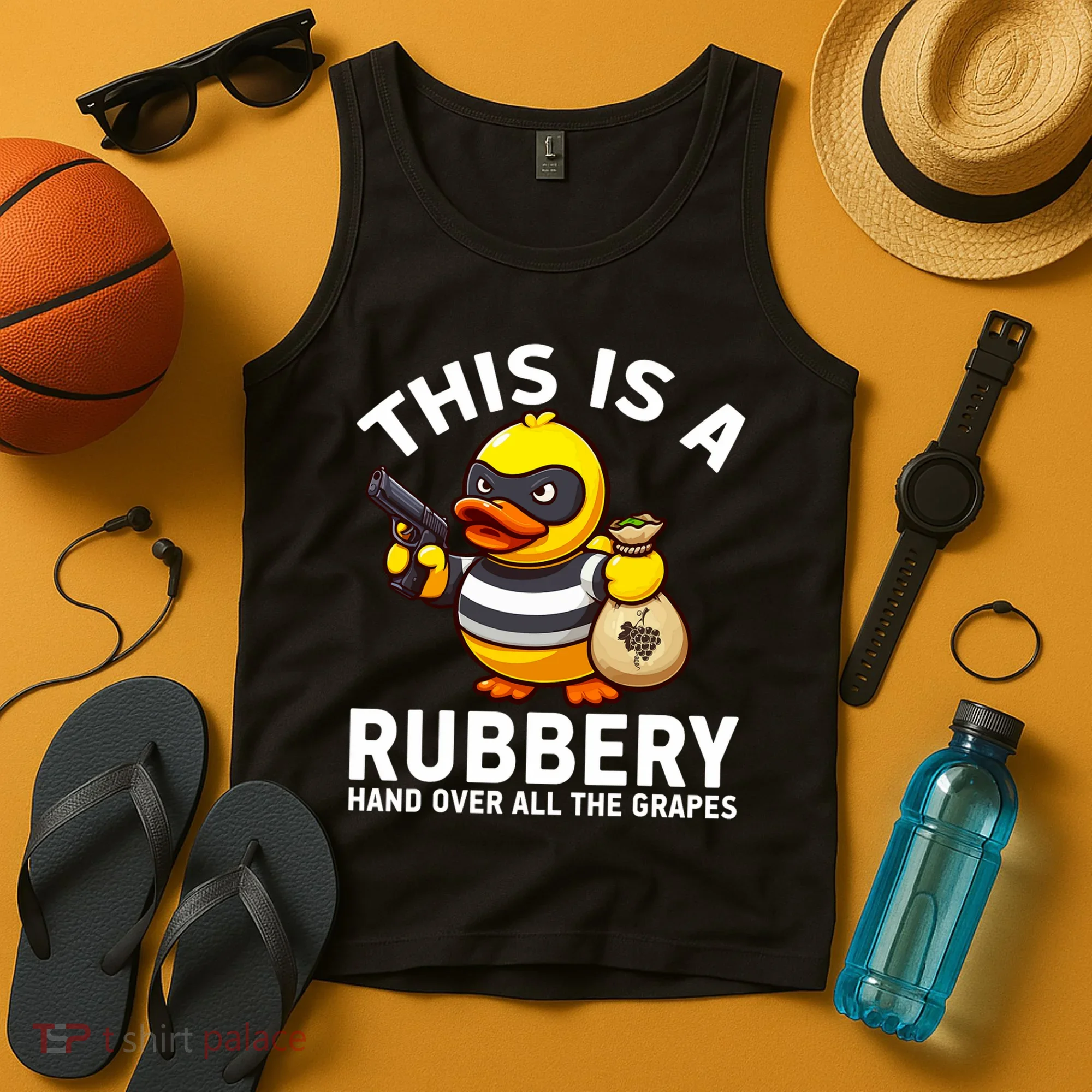 Funny Rubber Duck Yellow Duckie Tank Top