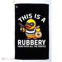 Funny Rubber Duck Yellow Duckie Golf Towel thumb 0