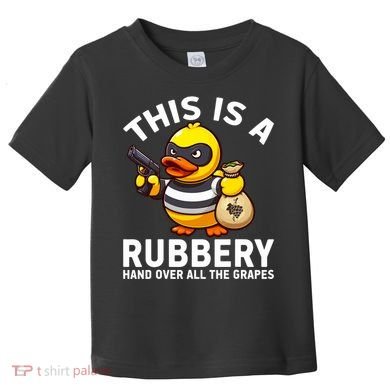 Funny Rubber Duck Yellow Duckie Toddler T-Shirt