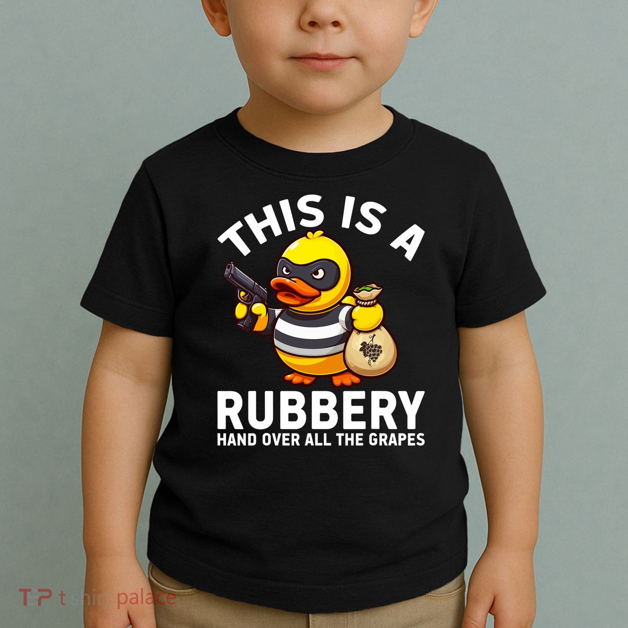 Funny Rubber Duck Yellow Duckie Toddler T-Shirt