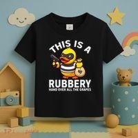 Funny Rubber Duck Yellow Duckie Toddler T-Shirt thumb 3