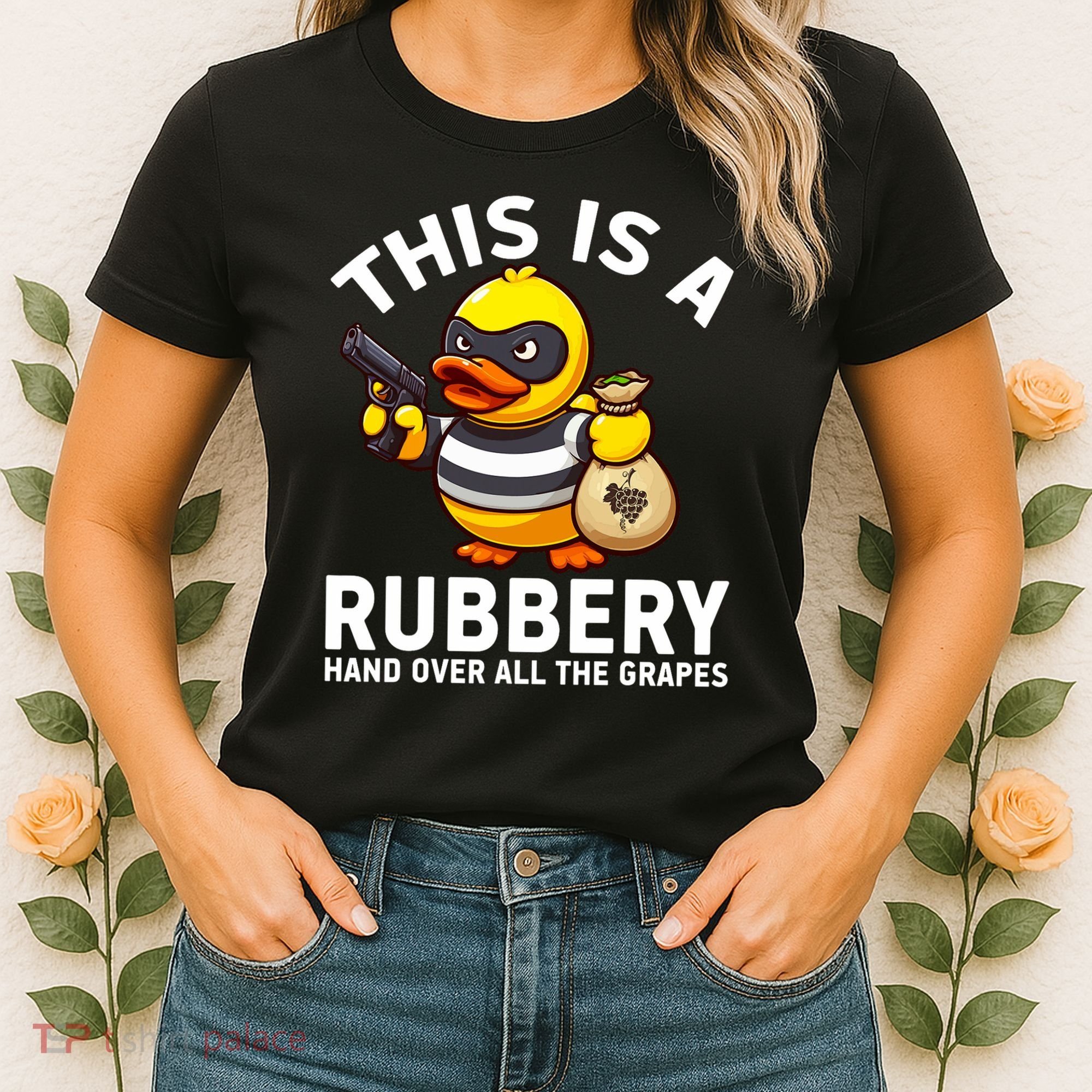 Funny Rubber Duck Yellow Duckie Women's T-Shirt