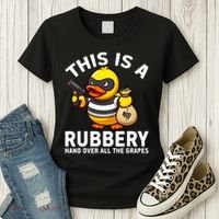 Funny Rubber Duck Yellow Duckie Women's T-Shirt thumb 3