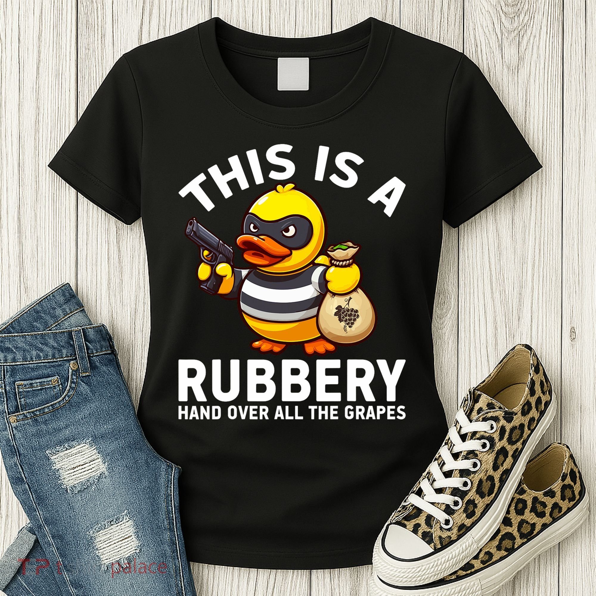 Funny Rubber Duck Yellow Duckie Women's T-Shirt