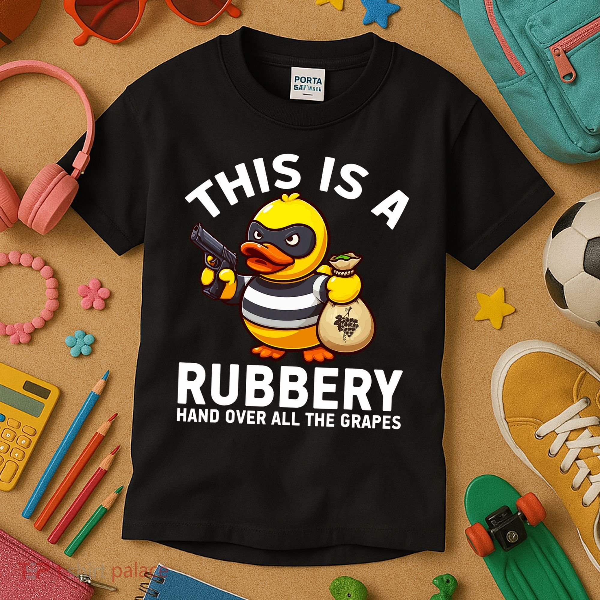 Funny Rubber Duck Yellow Duckie Kids T-Shirt
