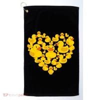 Funny Rubber Duck Gift Duckies Lovers Gift Golf Towel thumb 0