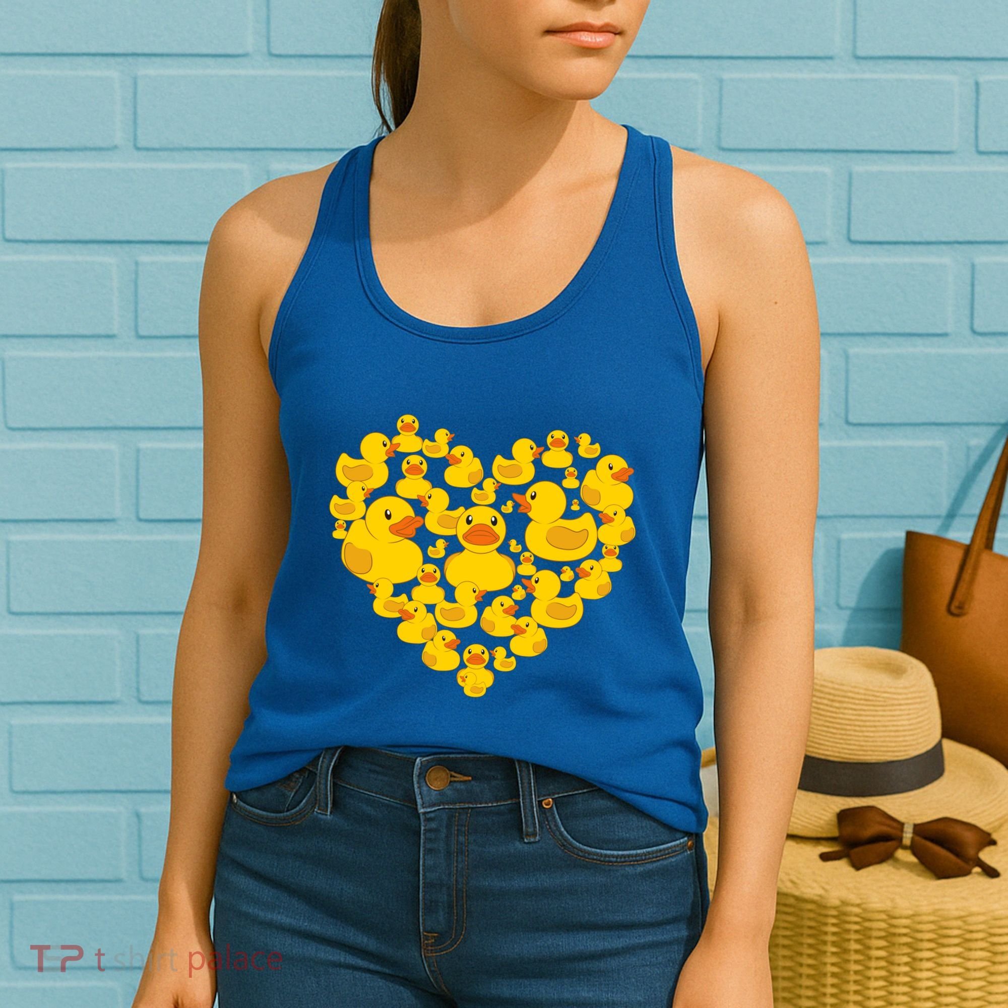 Funny Rubber Duck Gift Duckies Lovers Gift Women's Tank Top