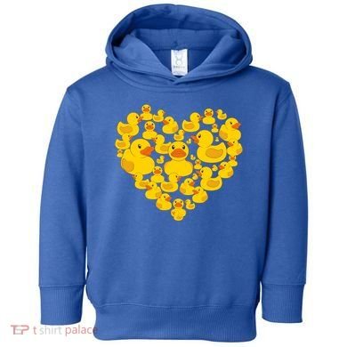 Funny Rubber Duck Gift Duckies Lovers Gift Toddler Hoodie
