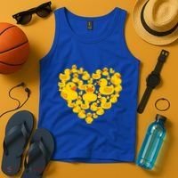 Funny Rubber Duck Gift Duckies Lovers Gift Tank Top thumb 4