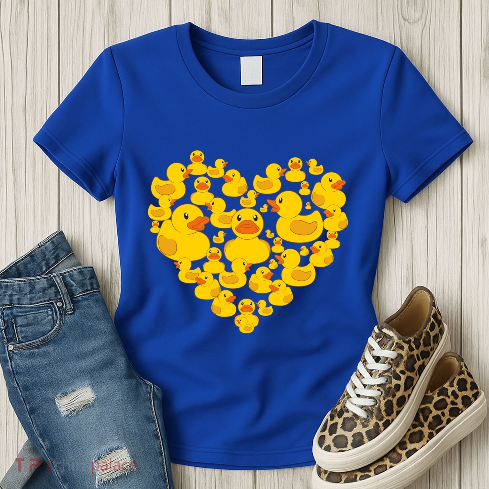 Funny Rubber Duck Gift Duckies Lovers Gift Women's T-Shirt