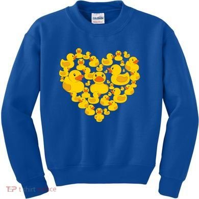 Funny Rubber Duck Gift Duckies Lovers Gift Kids Sweatshirt