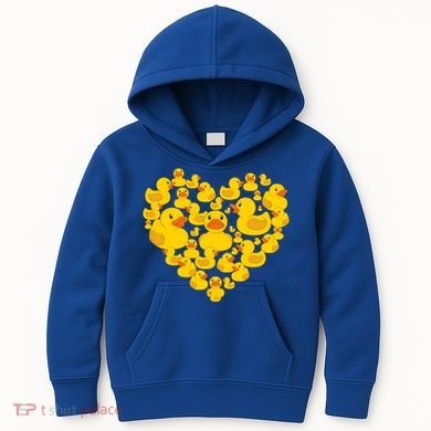 Funny Rubber Duck Gift Duckies Lovers Gift Kids Hoodie