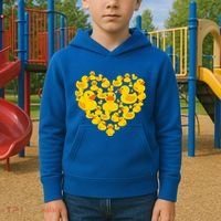 Funny Rubber Duck Gift Duckies Lovers Gift Kids Hoodie thumb 2