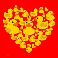 Funny Rubber Duck Gift Duckies Lovers Gift Santa Hat thumb 1