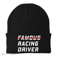 Famous racing driver funny quote for car and racing fans Beanie thumb 0