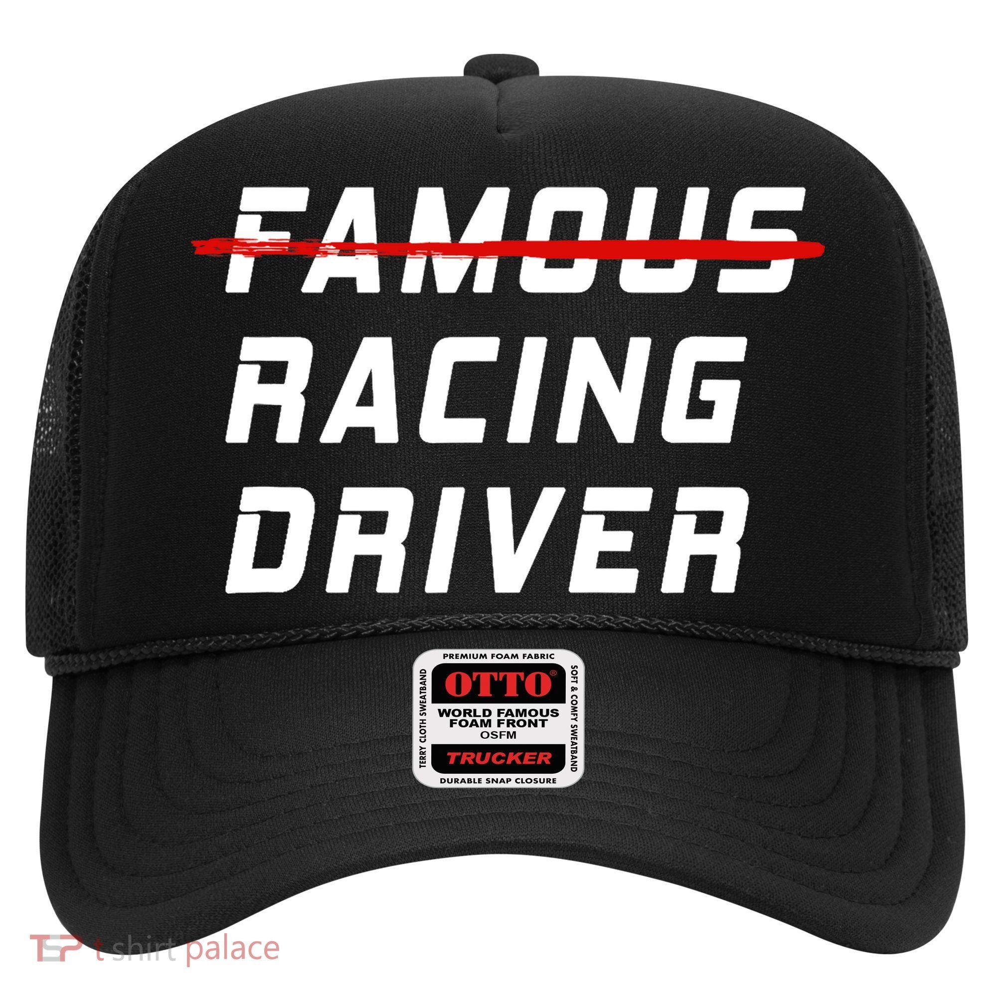Famous racing driver funny quote for car and racing fans Hat