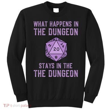 Funny RPG D20 Dungeon Game Gift Sweatshirt