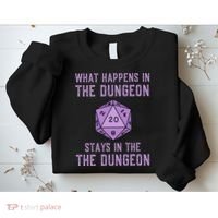 Funny RPG D20 Dungeon Game Gift Sweatshirt thumb 2