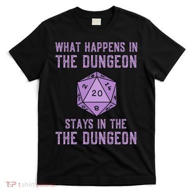 Funny RPG D20 Dungeon Game Gift T-Shirt