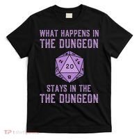 Funny RPG D20 Dungeon Game Gift T-Shirt thumb 0
