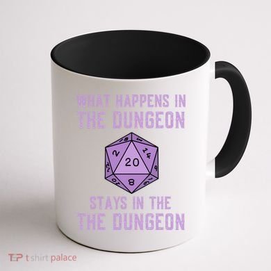 Funny RPG D20 Dungeon Game Gift Coffee Mug back