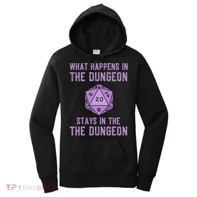 Funny RPG D20 Dungeon Game Gift Women's Hoodie
