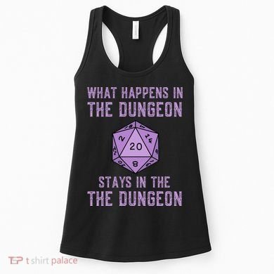 Funny RPG D20 Dungeon Game Gift Women's Tank Top