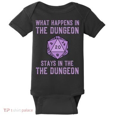 Funny RPG D20 Dungeon Game Gift Baby Bodysuit