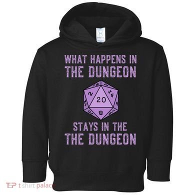 Funny RPG D20 Dungeon Game Gift Toddler Hoodie