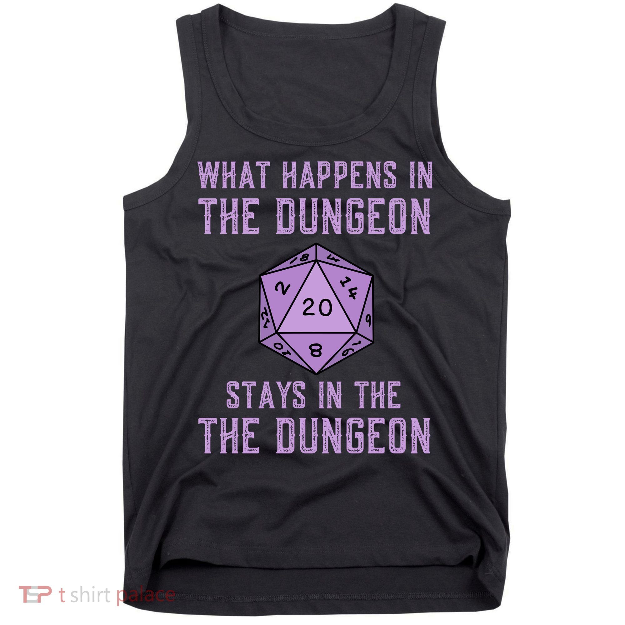 Funny RPG D20 Dungeon Game Gift Tank Top
