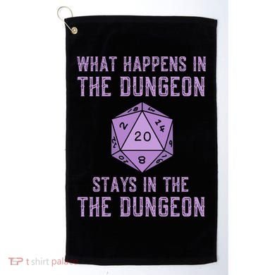 Funny RPG D20 Dungeon Game Gift Golf Towel