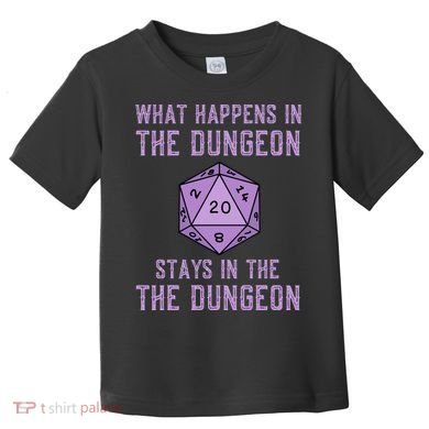 Funny RPG D20 Dungeon Game Gift Toddler T-Shirt