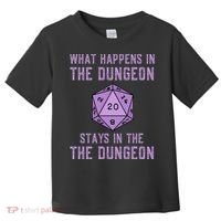 Funny RPG D20 Dungeon Game Gift Toddler T-Shirt thumb 0