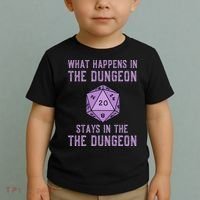 Funny RPG D20 Dungeon Game Gift Toddler T-Shirt thumb 2