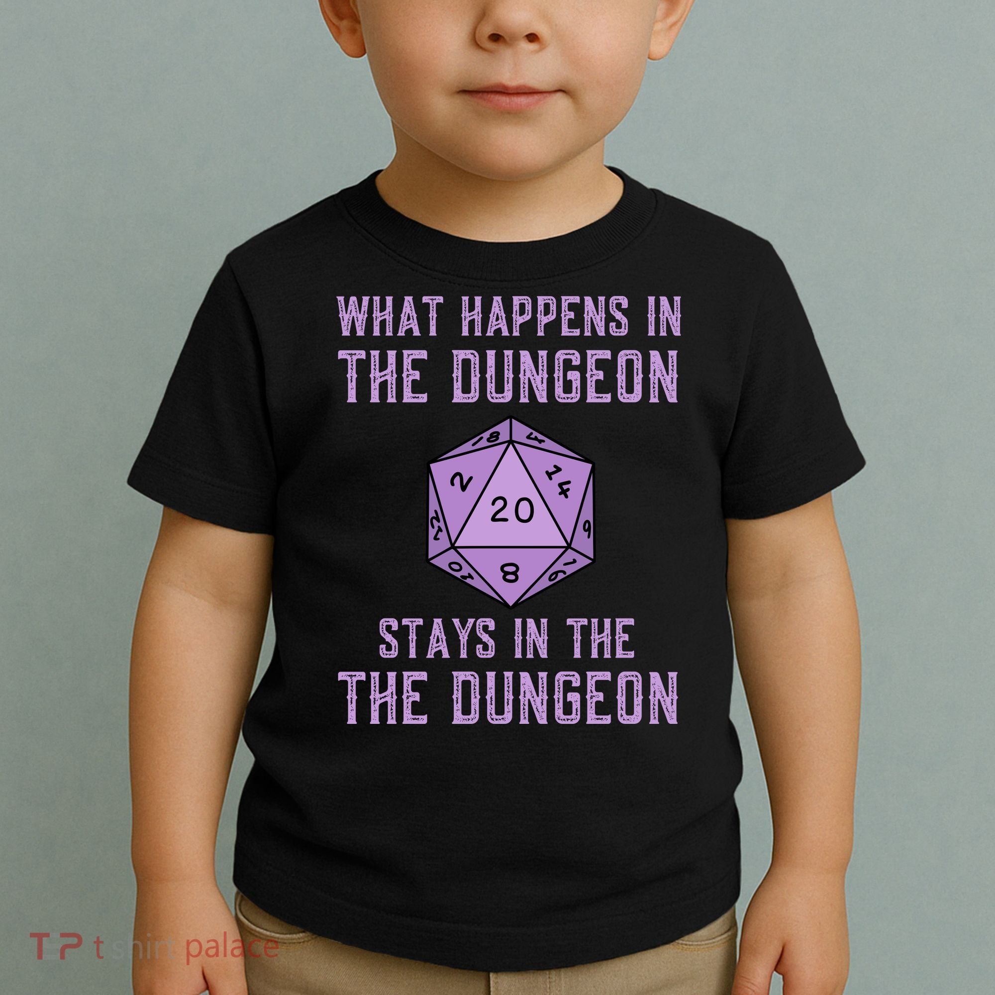 Funny RPG D20 Dungeon Game Gift Toddler T-Shirt