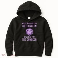 Funny RPG D20 Dungeon Game Gift Kids Hoodie thumb 0