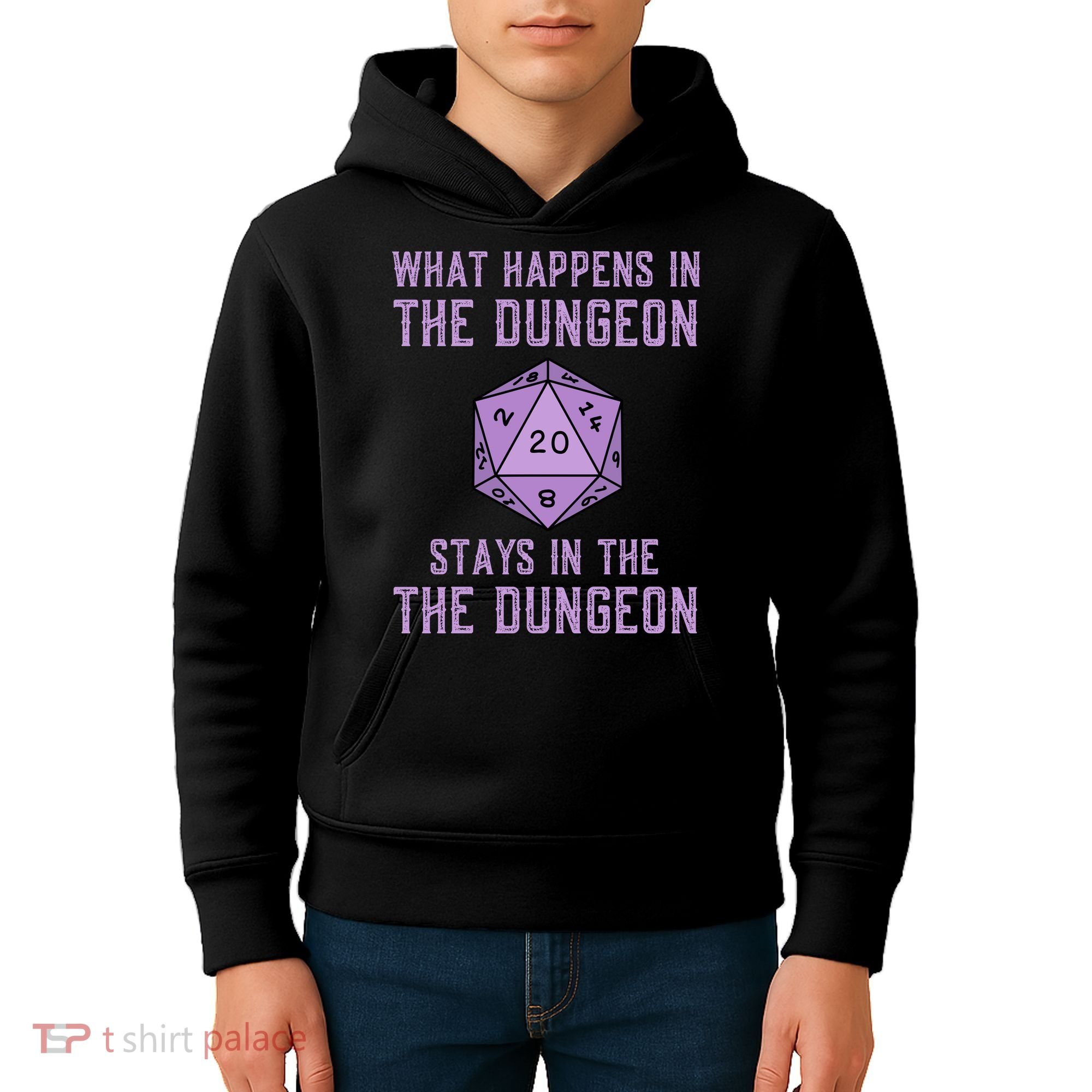 Funny RPG D20 Dungeon Game Gift Kids Hoodie