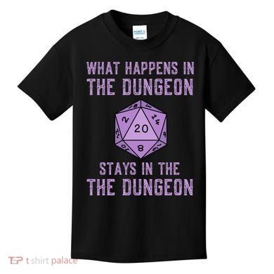 Funny RPG D20 Dungeon Game Gift Kids T-Shirt