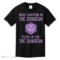 Funny RPG D20 Dungeon Game Gift Kids T-Shirt thumb 0