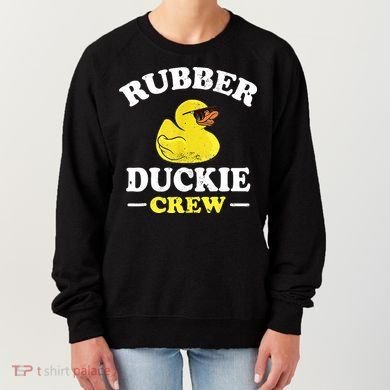 Funny Rubber Duck Yellow Duckie Crew Bath Ducks Duckling Toy Women's Sweatshirt